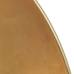 Stehlampe schwarz mit goldenem 42 cm verstellbarem Stativ - Magnax