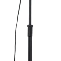 Stehlampe schwarz mit Gold 35 cm verstellbar - Magnax