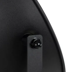 Stehlampe schwarz mit Gold 35 cm verstellbar - Magnax