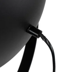 Stehlampe schwarz mit Gold 35 cm verstellbar - Magnax