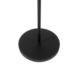 Stehlampe schwarz mit Gold 35 cm verstellbar - Magnax