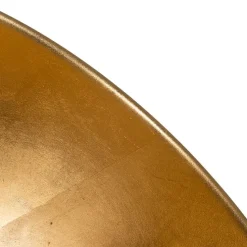 Stehlampe schwarz mit Gold 35 cm verstellbar - Magnax