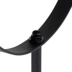 Stehlampe schwarz mit Gold 35 cm verstellbar - Magnax