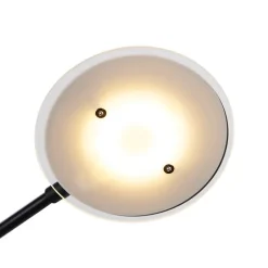 Stehlampe schwarz mit Lesearm inkl. LED und USB-Anschluss - Sevilla
