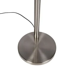 Stehlampe Stahl inkl. LED mit Touch-Dimmer - Sixties Trento
