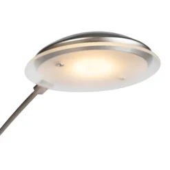 Stehlampe Stahl inkl. LED mit Touch-Dimmer - Sixties Trento