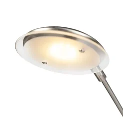 Stehlampe Stahl inkl. LED mit Touch-Dimmer - Sixties Trento
