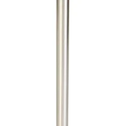 Stehlampe Stahl mit rosa Schirm 50 cm - Simplo
