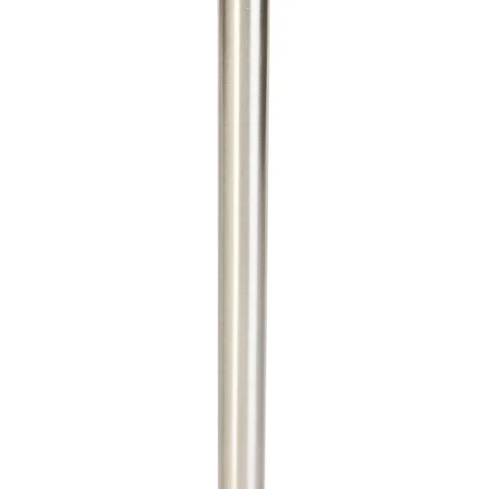 Stehlampe Stahl mit rosa Schirm 50 cm - Simplo