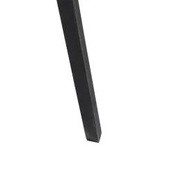 Stehlampe Stativ schwarz mit Schirm Pfau 50 cm - Tripod Classic