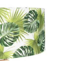 Stehlampe Stativholz mit Schattenblatt - Puros