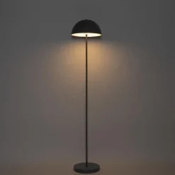 Stehleuchte für den Außenbereich Pilz Schwarz Wiederaufladbar 3-stufig dimmbar - Keira