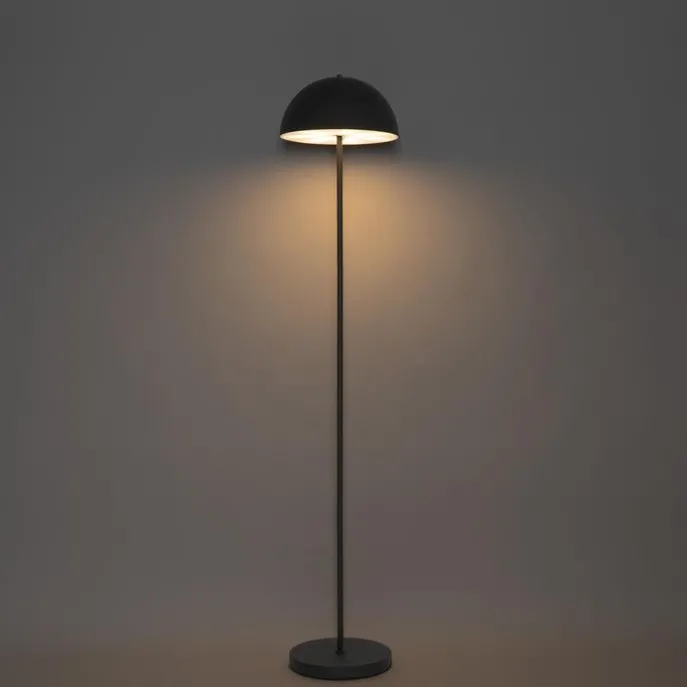 Stehleuchte für den Außenbereich Pilz Schwarz Wiederaufladbar 3-stufig dimmbar - Keira