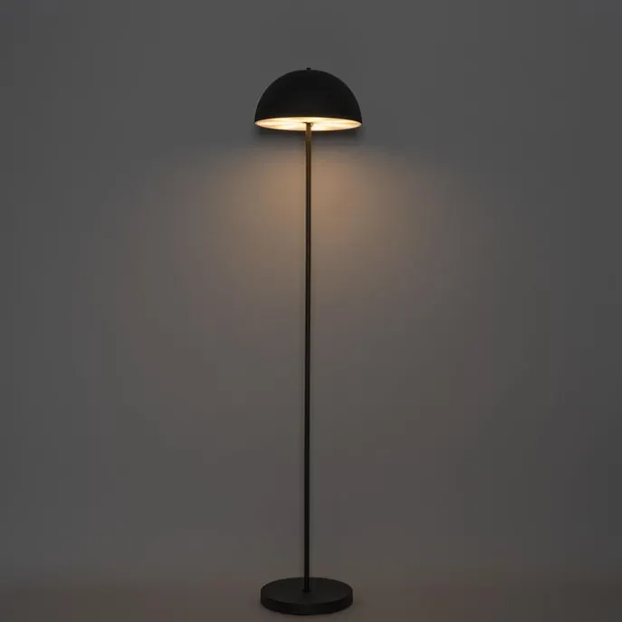 Stehleuchte für den Außenbereich Pilz Schwarz Wiederaufladbar 3-stufig dimmbar - Keira