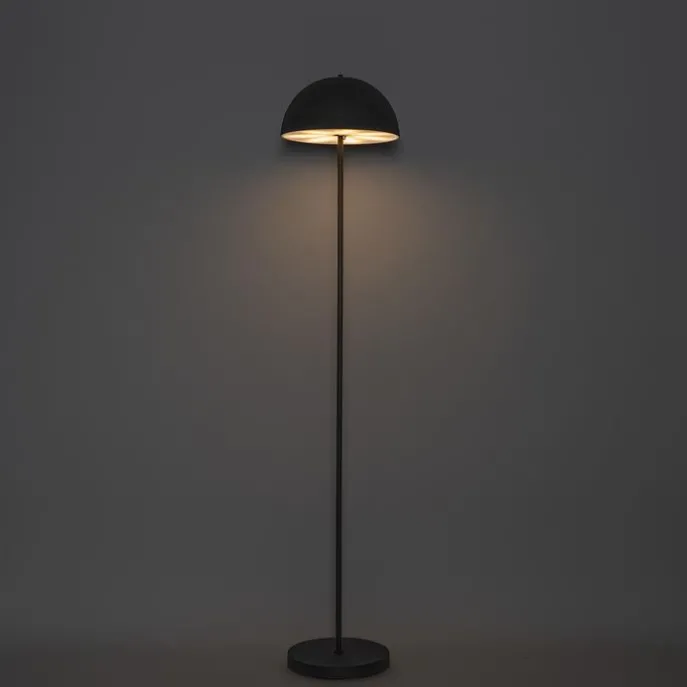 Stehleuchte für den Außenbereich Pilz Schwarz Wiederaufladbar 3-stufig dimmbar - Keira