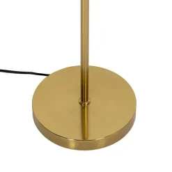 Stehleuchte Gold mit Opalglas 3-flammig verstellbar - Anouk