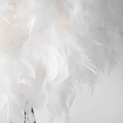 Stehleuchte im Landhausstil Stahl mit Weiß - Feather