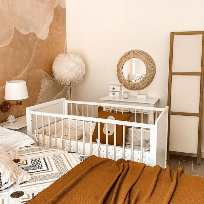 Stehleuchte im Landhausstil Stahl mit Weiß - Feather