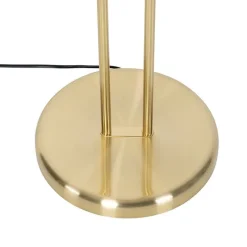 Stehleuchte Messing inkl. LED und Dimmer mit Leselampe - Empoli