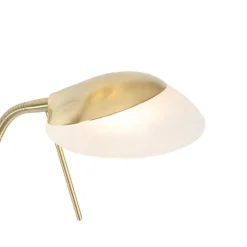 Stehleuchte Messing inkl. LED und Dimmer mit Leselampe - Empoli