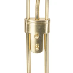 Stehleuchte Messing inkl. LED und Dimmer mit Leselampe - Empoli