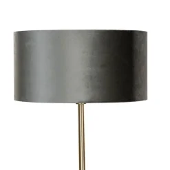 Stehleuchte Messing mit Samt-Schirm Grün 50cm - Simplo