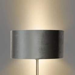 Stehleuchte Messing mit Samt-Schirm Grün 50cm - Simplo