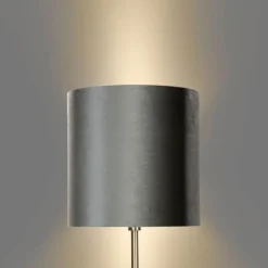 Stehleuchte Messing mit Samt-Schirm Grün 40cm - Simplo