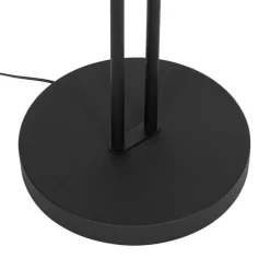 Stehleuchte schwarz inkl. LED und Dimmer mit Leselampe - Fez