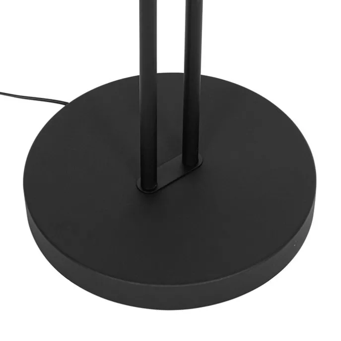 Stehleuchte schwarz inkl. LED und Dimmer mit Leselampe - Fez