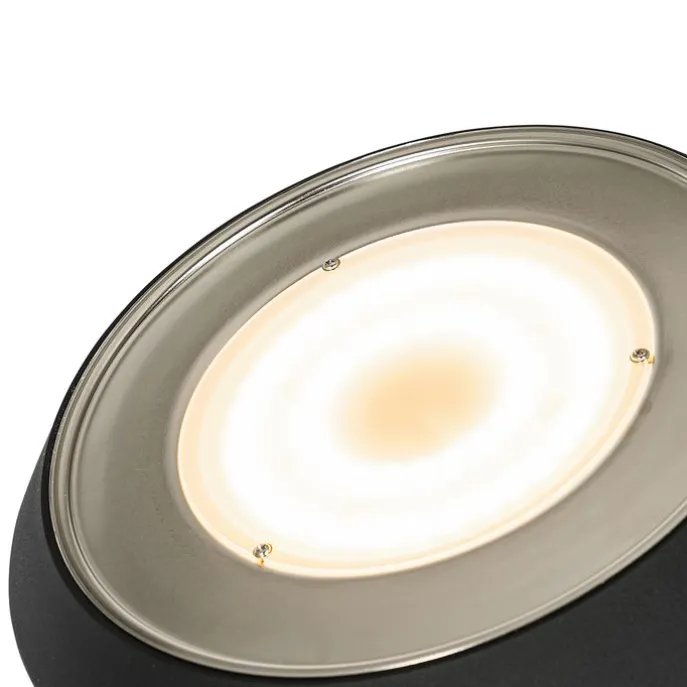 Stehleuchte schwarz inkl. LED und Dimmer mit Leselampe - Fez