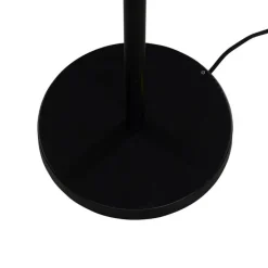 Stehleuchte Schwarz mit Braunem Samt-Schirm 40cm - Simplo