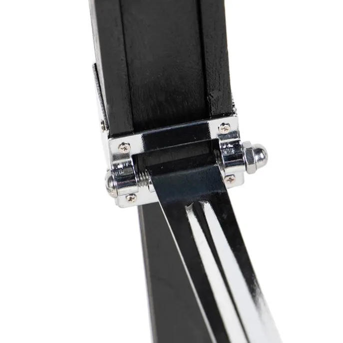 Stehleuchte schwarz mit dunkelgrauem Schirm 45 cm - Tripod