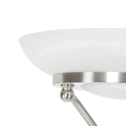 Stehleuchte Stahl inkl. LED und Dimmer mit Leselampe - Empoli