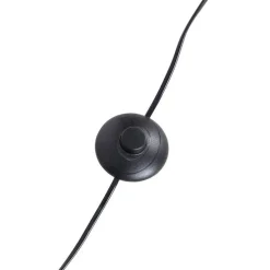 Stehleuchte Stativ schwarz mit Schirm weiß 50 cm - Tripod Classic