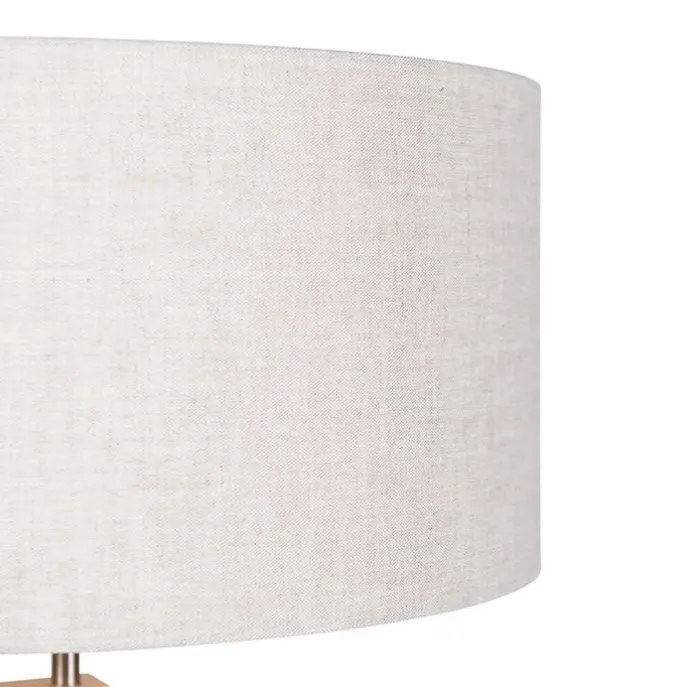 Stehleuchte Stativholz mit Pfefferschirm 50 cm - Puros