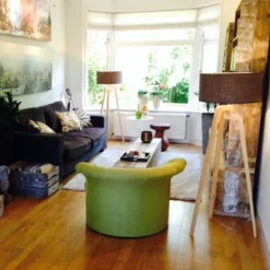 Stehleuchte Stativholz ohne Schirm - Puros