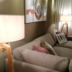 Stehleuchte Stativholz ohne Schirm - Puros