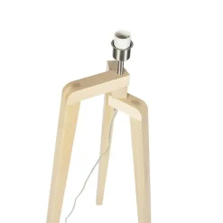 Stehleuchte Stativholz ohne Schirm - Puros