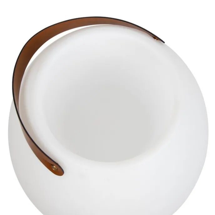 Stehleuchte Weiß 72,5 cm inkl. LED und Lautsprecher Dimmbar RGBW IP44 mit Fernbedienung - Apolo