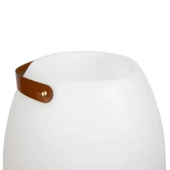 Stehleuchte Weiß 72,5 cm inkl. LED und Lautsprecher Dimmbar RGBW IP44 mit Fernbedienung - Apolo