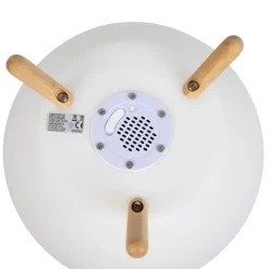 Stehleuchte Weiß 72,5 cm inkl. LED und Lautsprecher Dimmbar RGBW IP44 mit Fernbedienung - Apolo