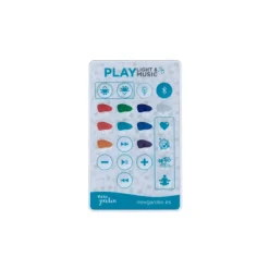 Stehleuchte Weiß 40,5 cm inkl. LED und Lautsprecher Dimmbar RGBW IP44 mit Fernbedienung - Apolo