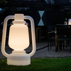 Stehleuchte weiß 110 cm IP44 - Storm Extra Large