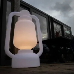 Stehleuchte weiß 110 cm IP44 - Storm Extra Large