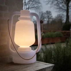 Stehleuchte weiß 51 cm IP44 - Storm Large