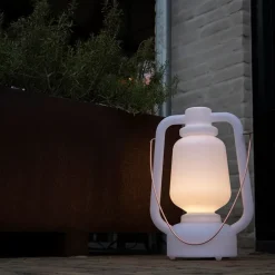 Stehleuchte weiß 51 cm IP44 - Storm Large