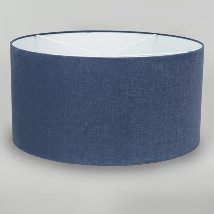 Stoff Lampenschirm dunkelblau 50/50/25