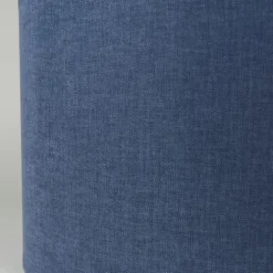 Stoff Lampenschirm dunkelblau 50/50/25