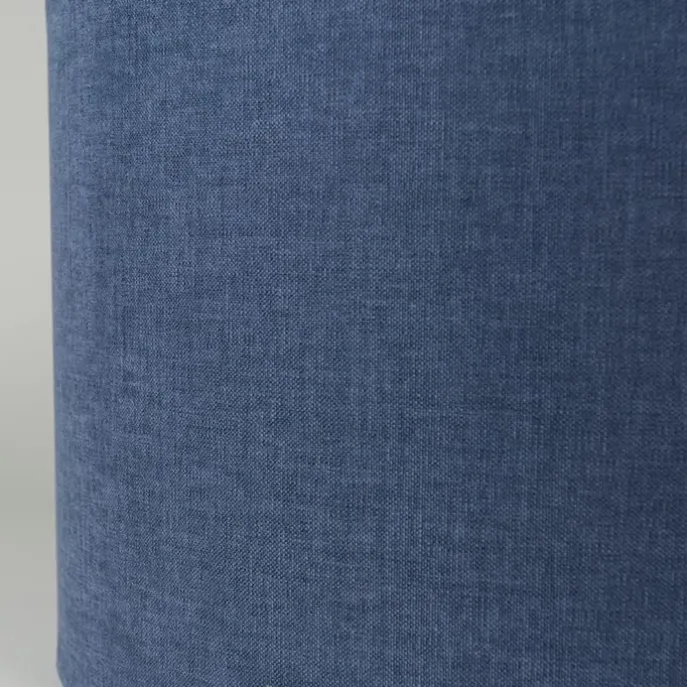 Stoff Lampenschirm dunkelblau 50/50/25